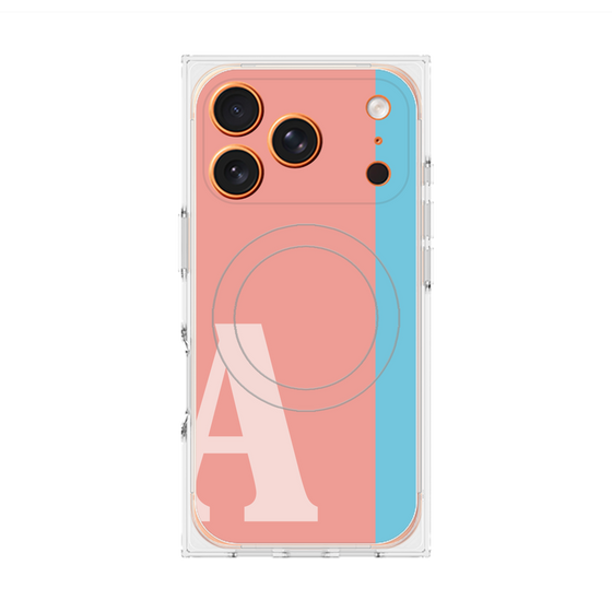 Premium Square Case with MagSafe［ Original - initial color line - A pink ］