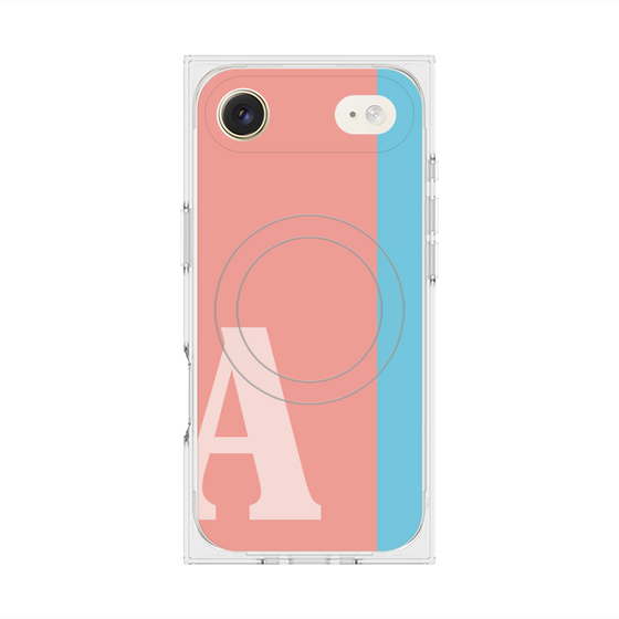 Premium Square Case with MagSafe［ Original - initial color line - A pink ］