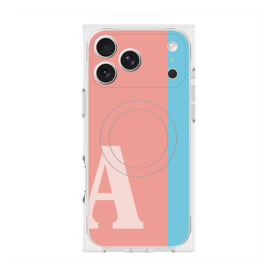 Premium Square Case with MagSafe［ Original - initial color line - A pink ］