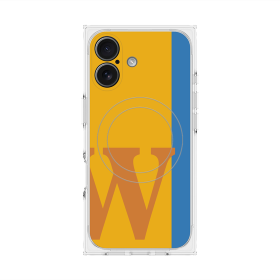 Premium Square Case with MagSafe［ Original - initial color line - W orange ］