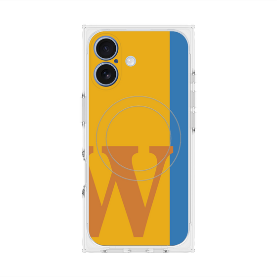 Premium Square Case with MagSafe［ Original - initial color line - W orange ］