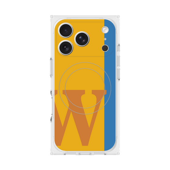 Premium Square Case with MagSafe［ Original - initial color line - W orange ］