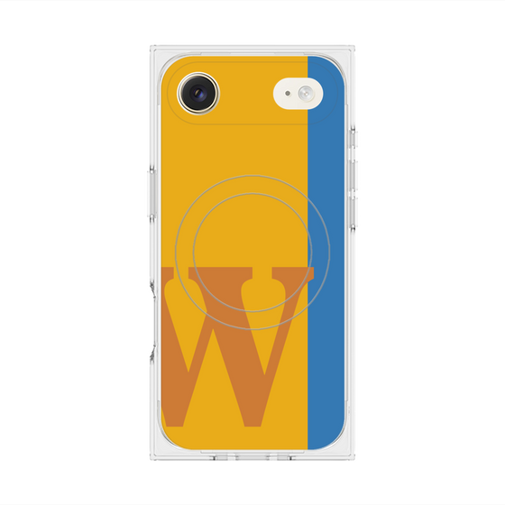 Premium Square Case with MagSafe［ Original - initial color line - W orange ］