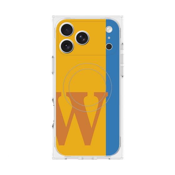 Premium Square Case with MagSafe［ Original - initial color line - W orange ］