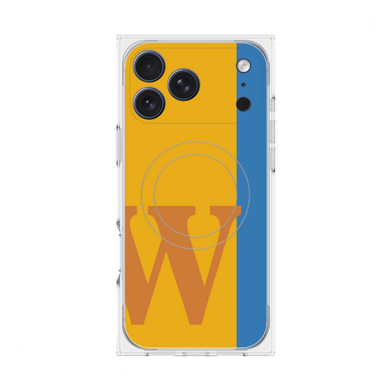 Premium Square Case with MagSafe［ Original - initial color line - W orange ］