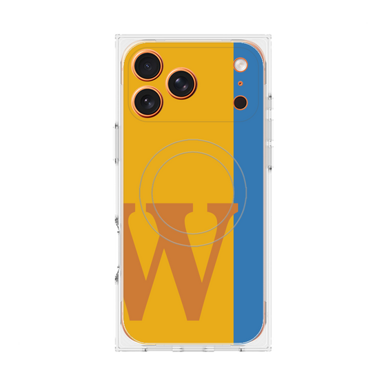 Premium Square Case with MagSafe［ Original - initial color line - W orange ］