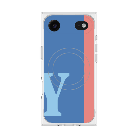 Premium Square Case with MagSafe［ Original - initial color line - Y blue ］