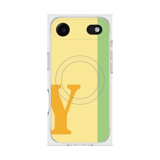 Premium Square Case with MagSafe［ Original - initial color line - Y yellow ］