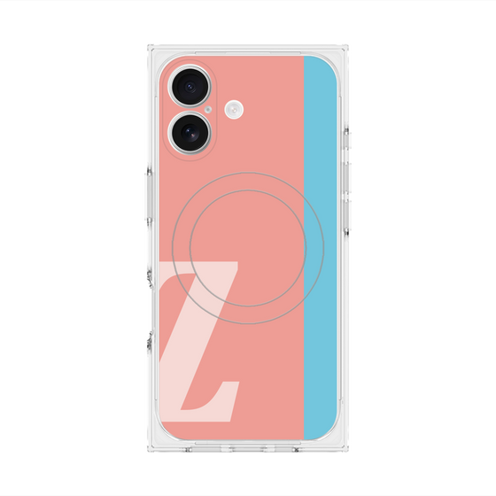 Premium Square Case with MagSafe［ Original - initial color line - Z pink ］