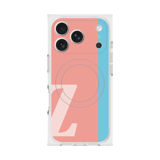 Premium Square Case with MagSafe［ Original - initial color line - Z pink ］