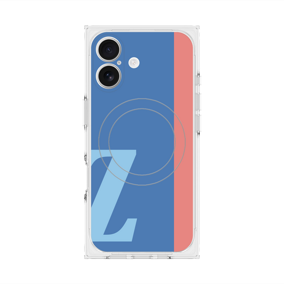 Premium Square Case with MagSafe［ Original - initial color line - Z blue ］