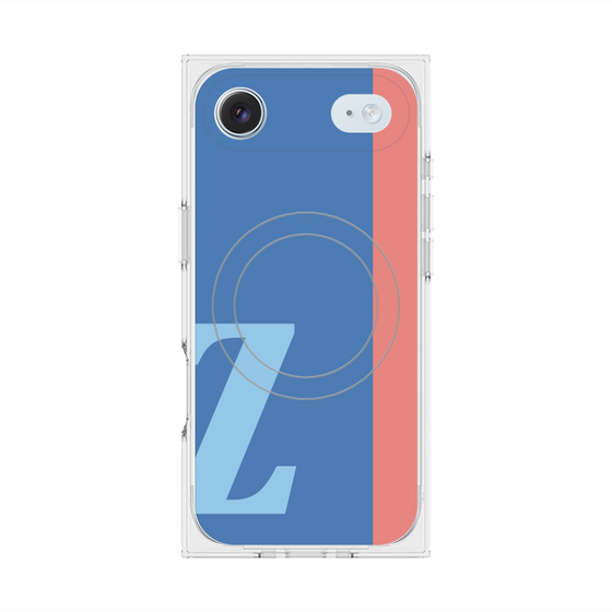 Premium Square Case with MagSafe［ Original - initial color line - Z blue ］