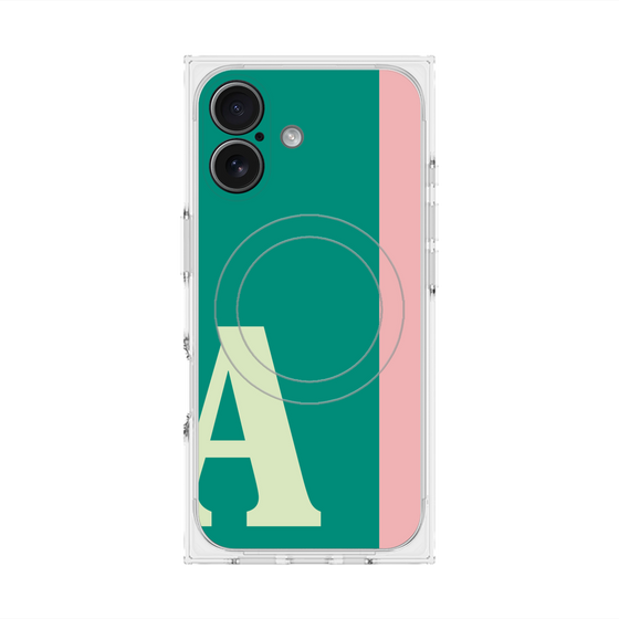 Premium Square Case with MagSafe［ Original - initial color line - A green ］