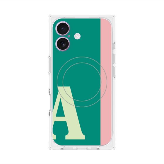 Premium Square Case with MagSafe［ Original - initial color line - A green ］