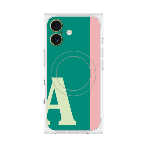 Premium Square Case with MagSafe［ Original - initial color line - A green ］