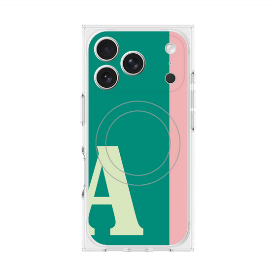 Premium Square Case with MagSafe［ Original - initial color line - A green ］