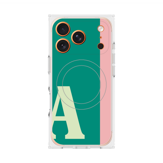 Premium Square Case with MagSafe［ Original - initial color line - A green ］