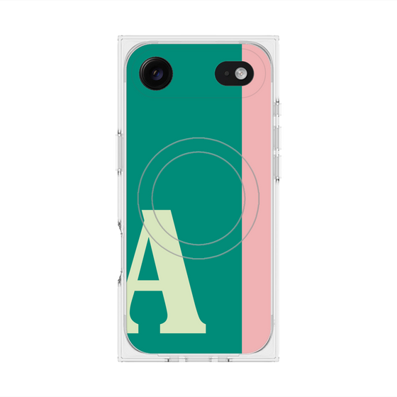 Premium Square Case with MagSafe［ Original - initial color line - A green ］