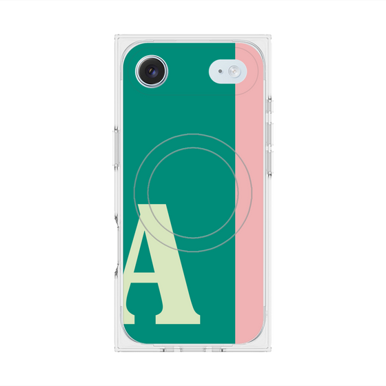 Premium Square Case with MagSafe［ Original - initial color line - A green ］