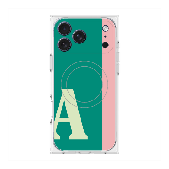 Premium Square Case with MagSafe［ Original - initial color line - A green ］