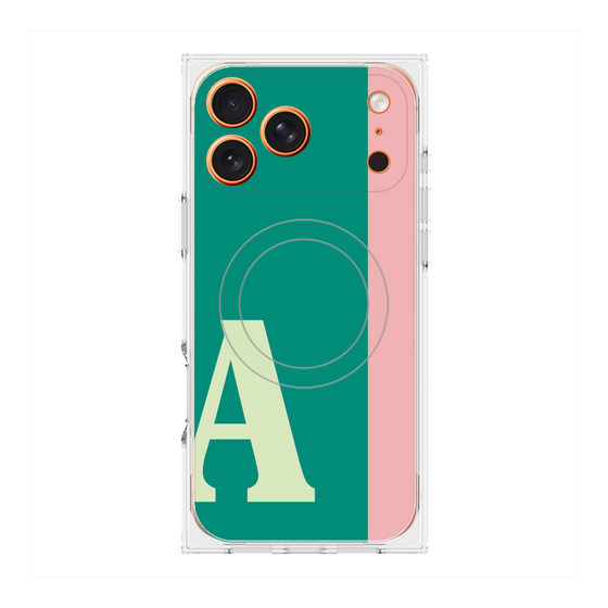 Premium Square Case with MagSafe［ Original - initial color line - A green ］