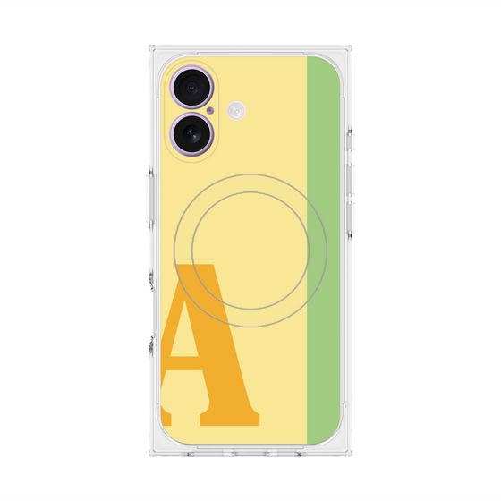 Premium Square Case with MagSafe［ Original - initial color line - A yellow ］
