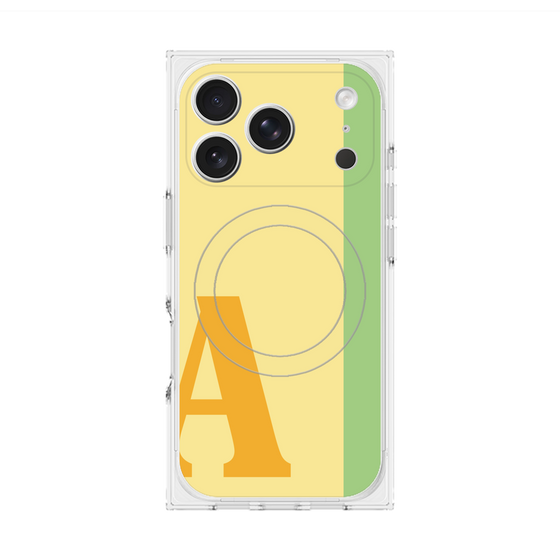 Premium Square Case with MagSafe［ Original - initial color line - A yellow ］