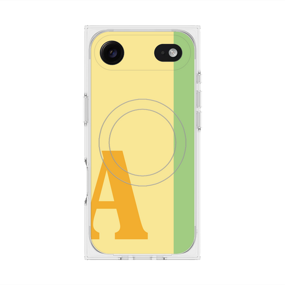Premium Square Case with MagSafe［ Original - initial color line - A yellow ］