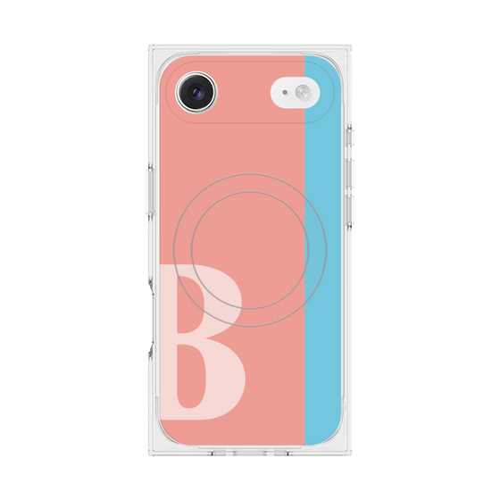 Premium Square Case with MagSafe［ Original - initial color line - B pink ］