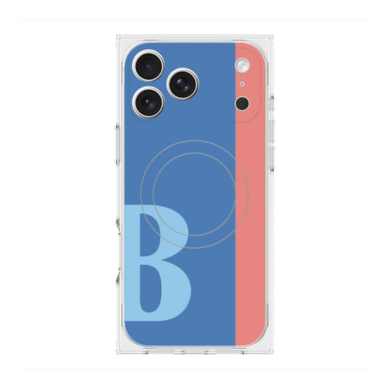 Premium Square Case with MagSafe［ Original - initial color line - B blue ］