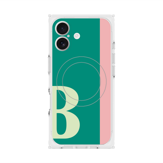 Premium Square Case with MagSafe［ Original - initial color line - B green ］