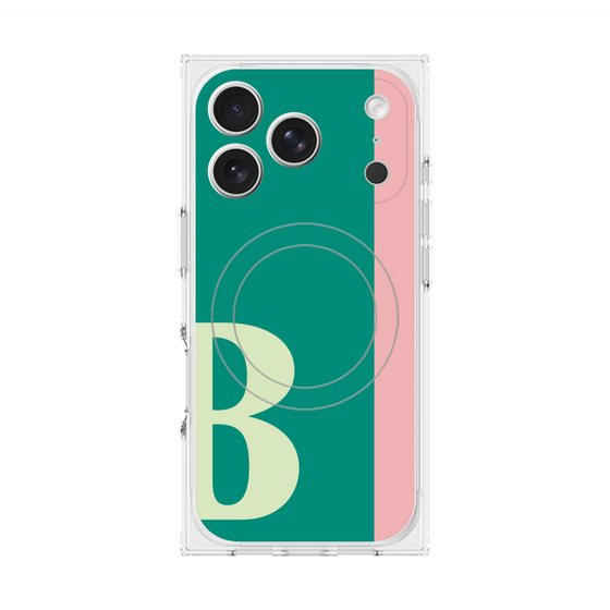 Premium Square Case with MagSafe［ Original - initial color line - B green ］