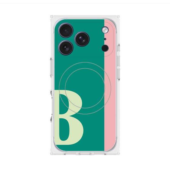 Premium Square Case with MagSafe［ Original - initial color line - B green ］