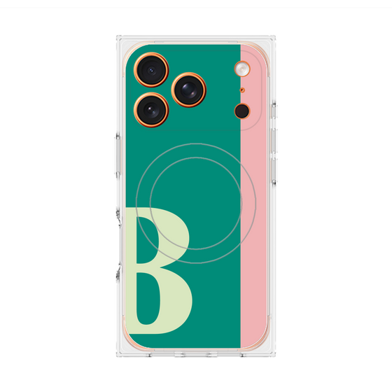 Premium Square Case with MagSafe［ Original - initial color line - B green ］