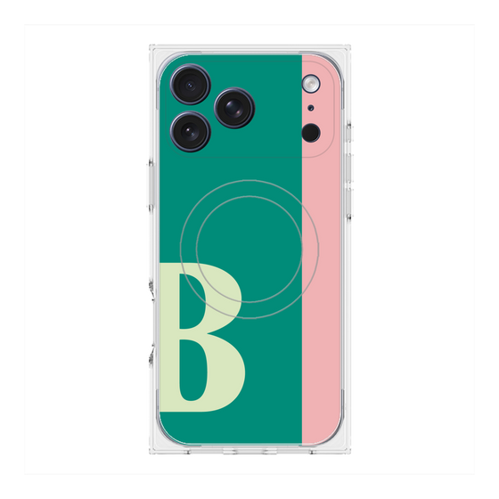 Premium Square Case with MagSafe［ Original - initial color line - B green ］