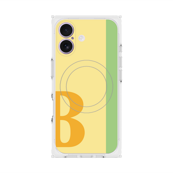 Premium Square Case with MagSafe［ Original - initial color line - B yellow ］