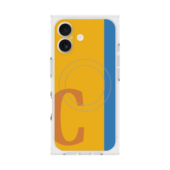 Premium Square Case with MagSafe［ Original - initial color line - C orange ］