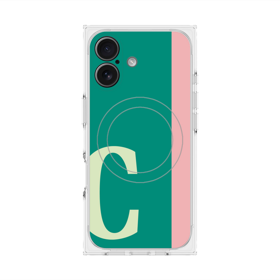 Premium Square Case with MagSafe［ Original - initial color line - C green ］