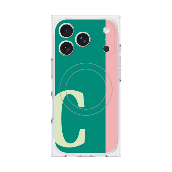 Premium Square Case with MagSafe［ Original - initial color line - C green ］