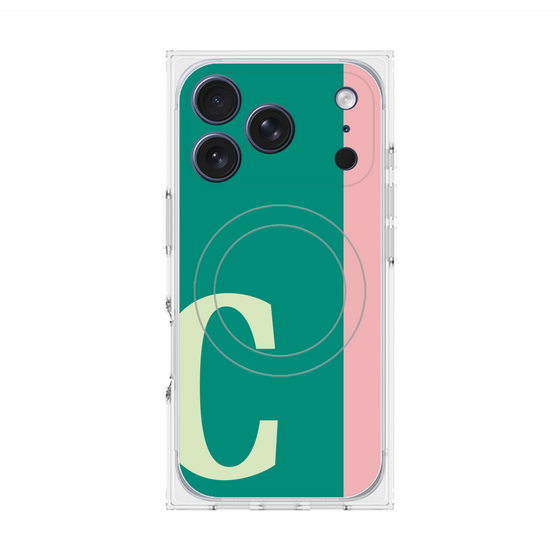 Premium Square Case with MagSafe［ Original - initial color line - C green ］