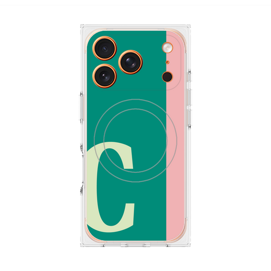 Premium Square Case with MagSafe［ Original - initial color line - C green ］