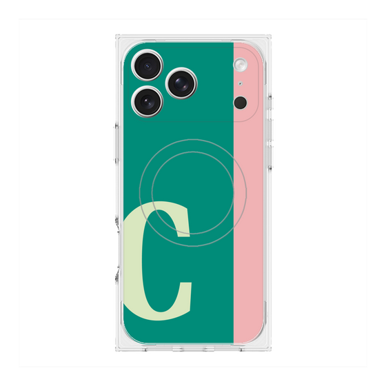 Premium Square Case with MagSafe［ Original - initial color line - C green ］