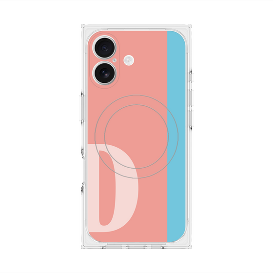 Premium Square Case with MagSafe［ Original - initial color line - D pink ］