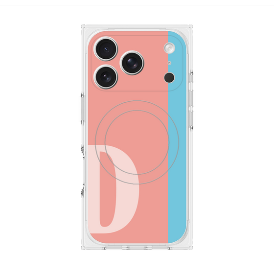 Premium Square Case with MagSafe［ Original - initial color line - D pink ］