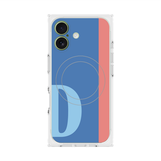 Premium Square Case with MagSafe［ Original - initial color line - D blue ］