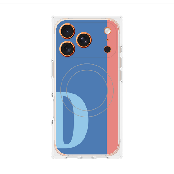 Premium Square Case with MagSafe［ Original - initial color line - D blue ］