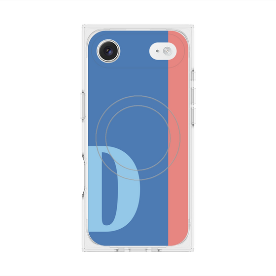 Premium Square Case with MagSafe［ Original - initial color line - D blue ］