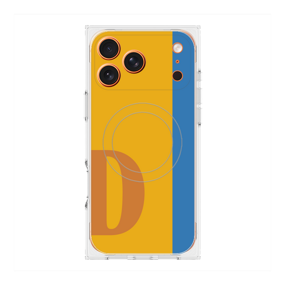Premium Square Case with MagSafe［ Original - initial color line - D orange ］