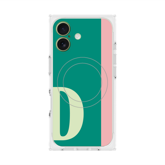 Premium Square Case with MagSafe［ Original - initial color line - D green ］