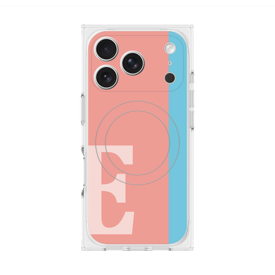Premium Square Case with MagSafe［ Original - initial color line - E pink ］